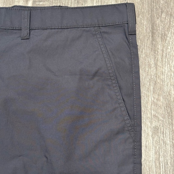 Men's Eddie Bauer 42 XL Camano Chino Khakis Shorts Gray Durable Twill Cotton New - Picture 5 of 10